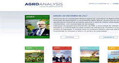 Desktop Screenshot of agroanalysis.com.br